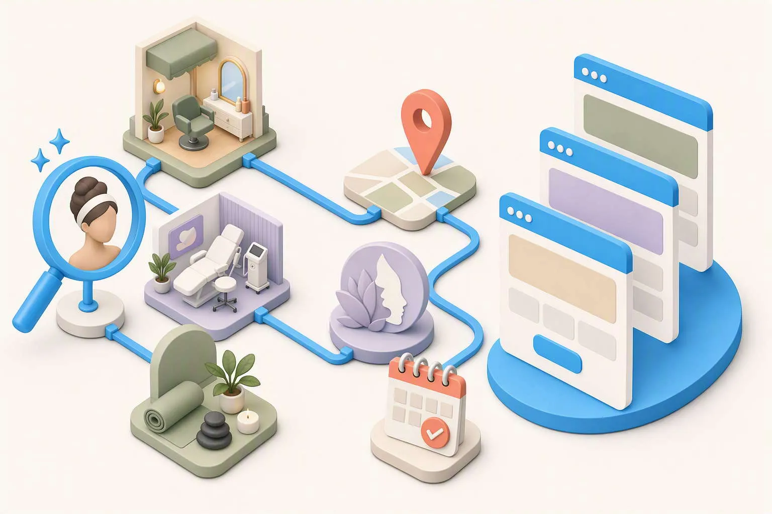 Mapping Beauty And Wellness Search Intent To Service Pages