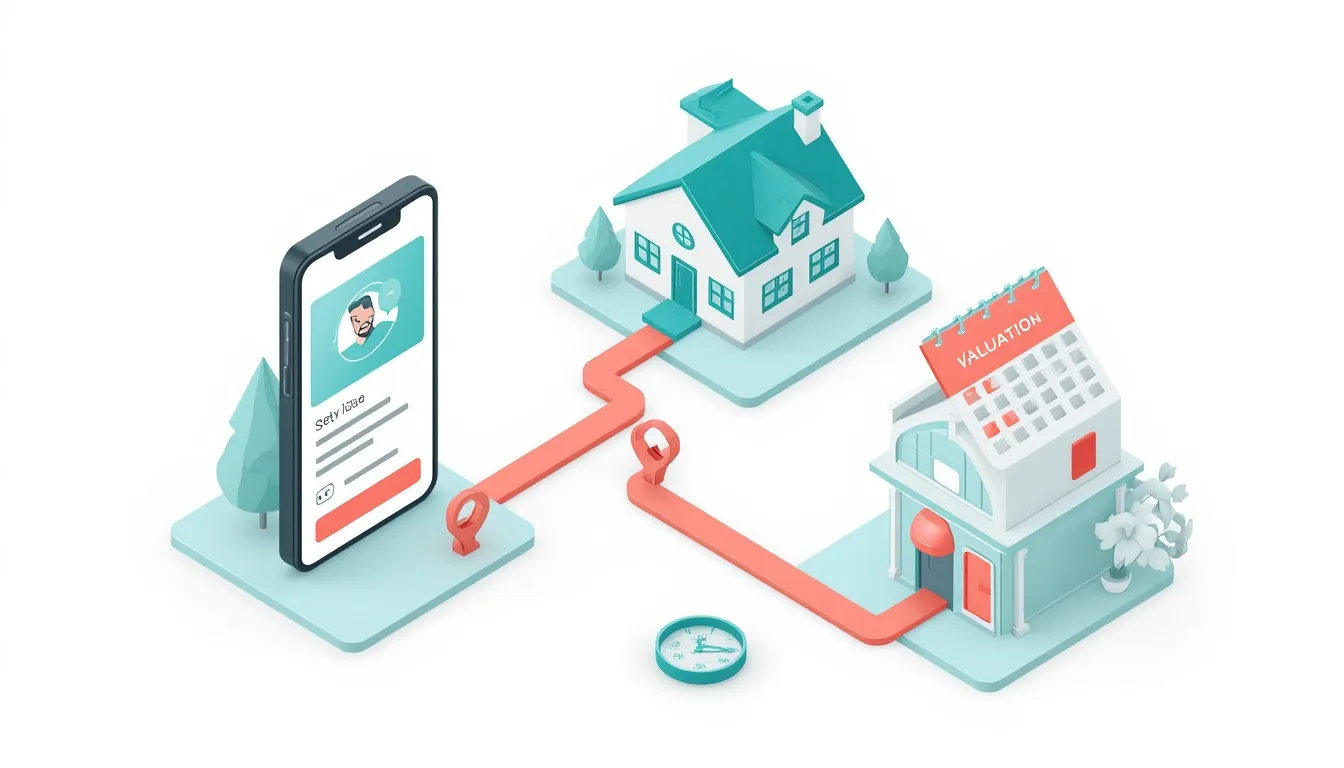 Estate Agent Google Business Profile Linked To Valuation Enquiries