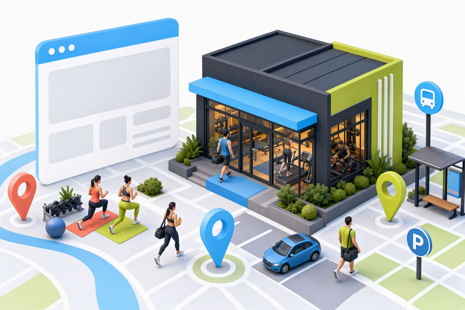 Gym Local Seo Location Page For Members And Fitness Classes