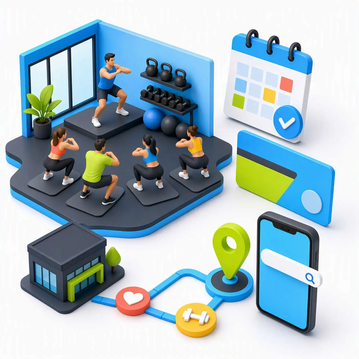 Alt: Seo For Gym Classes And Fitness Class Search Intent