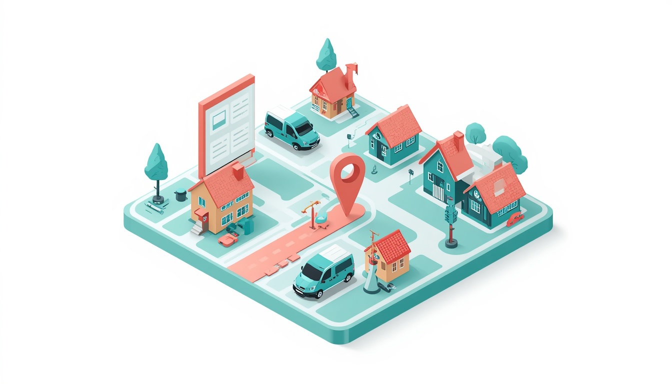 Tradesperson Service Area Page Map And Genuine Coverage
